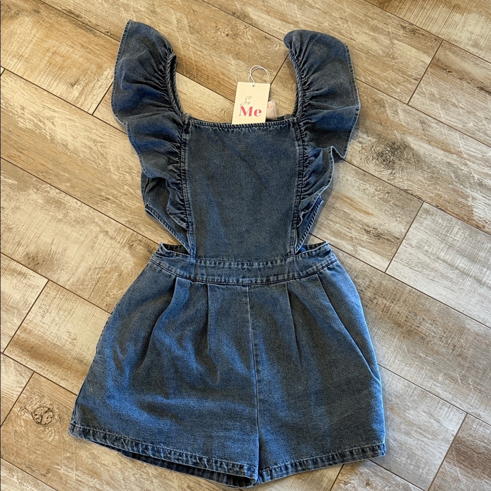 So Me Denim Women's Romper